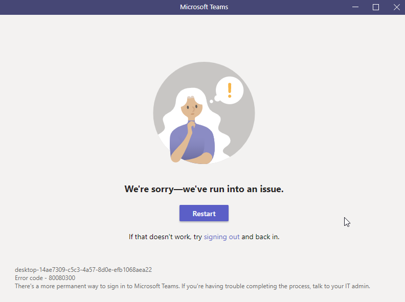 [1] We're sorry—we've run into an issue.