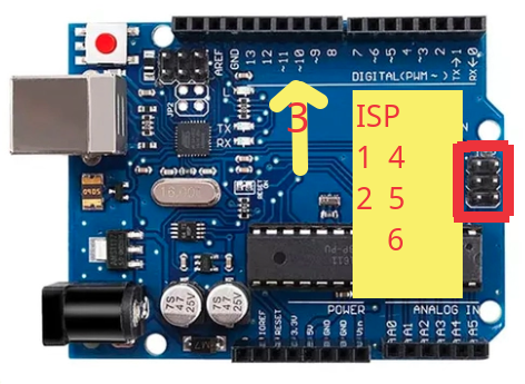 [5] Arduino UNO & ISP jacks