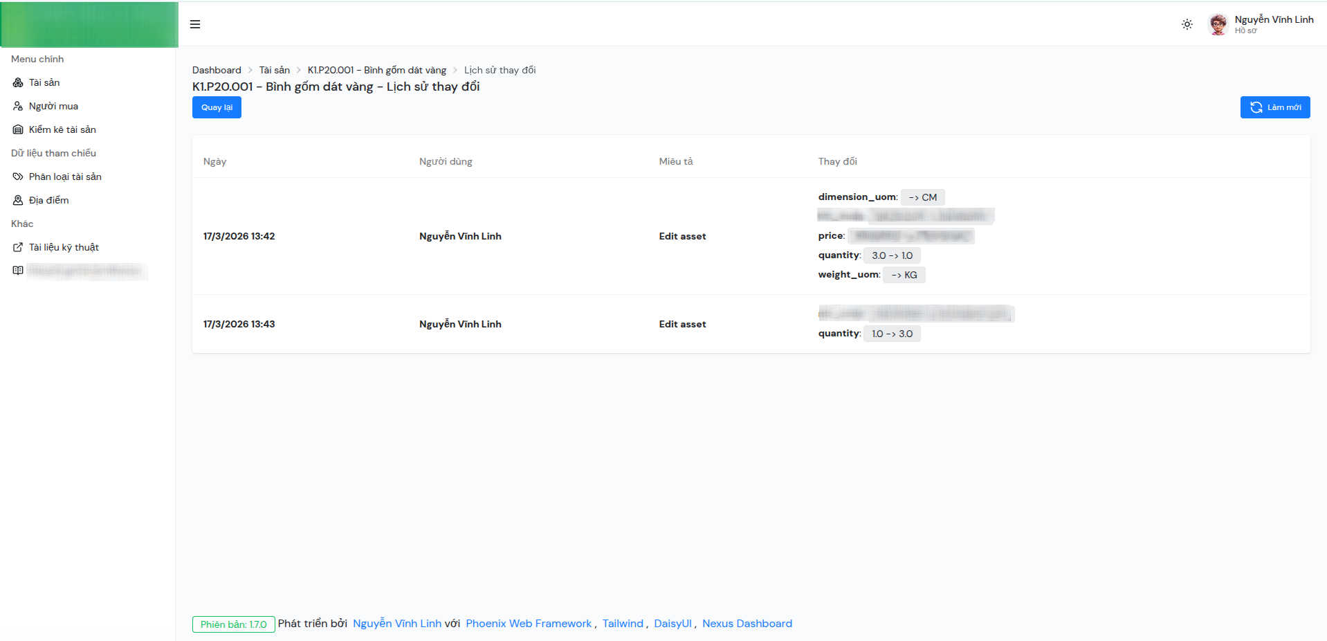 [4] Lịch sử thay đổi